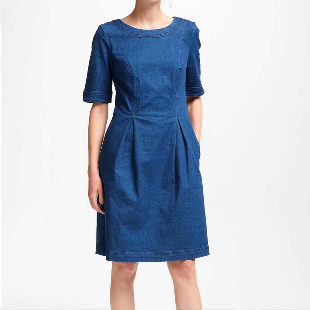 NWOT BODEN Alice Blue denim dress